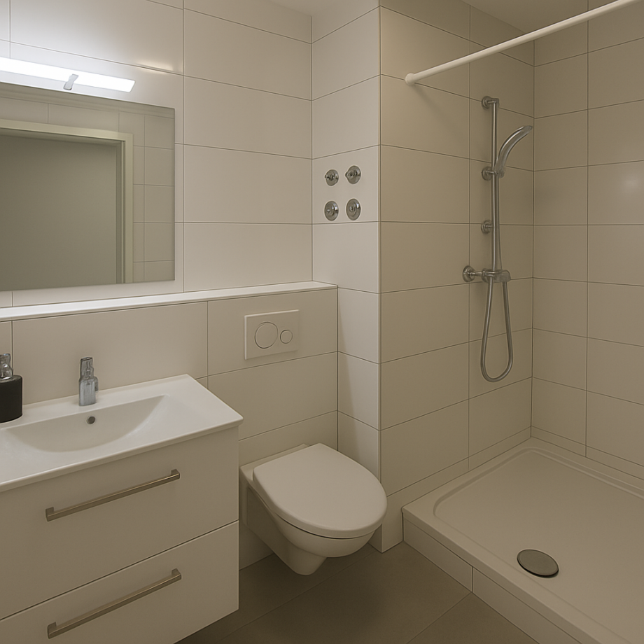 Badezimmer Erdgeschosswohnung Mannheim