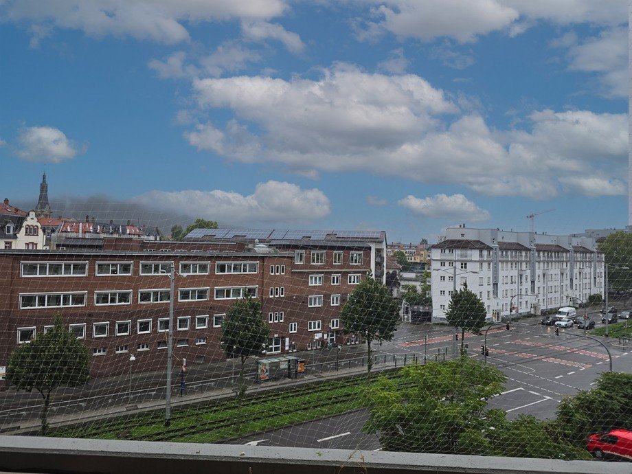 Ausblick von der Loggia Etagenwohnung Heidelberg
