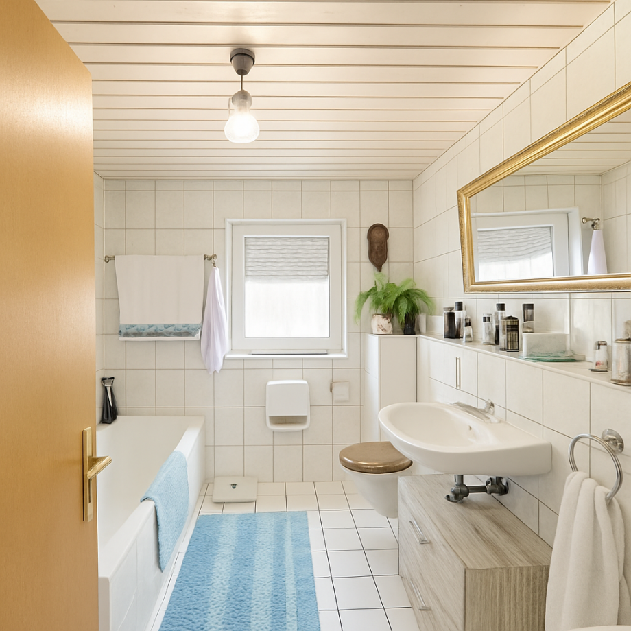Badezimmer Maisonettewohnung M�hlhausen