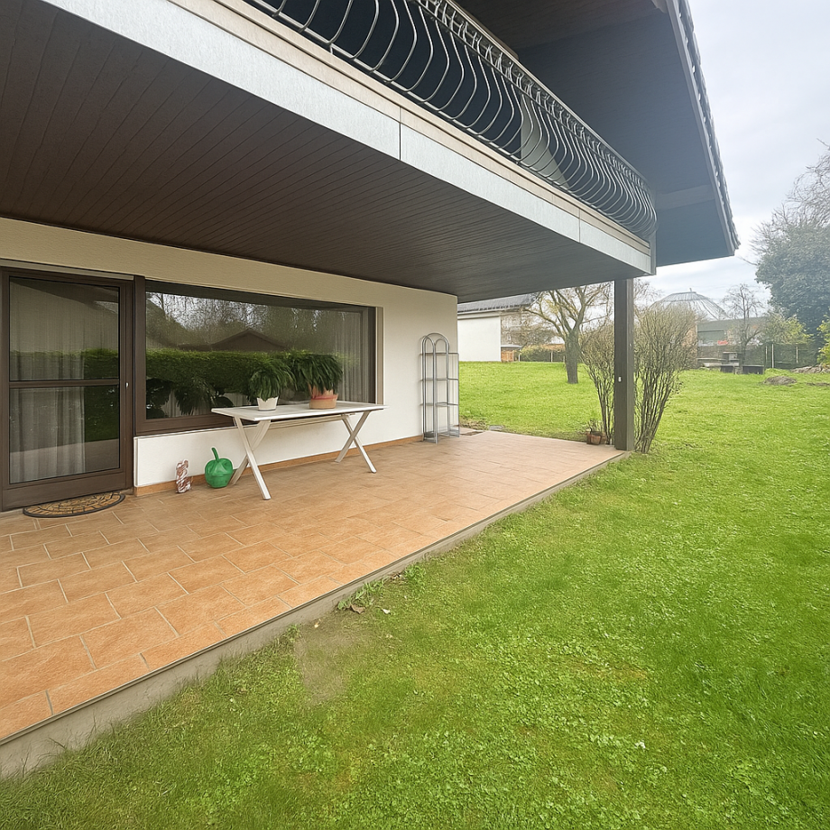 Terrasse/Garten Zweifamilienhaus Dielheim