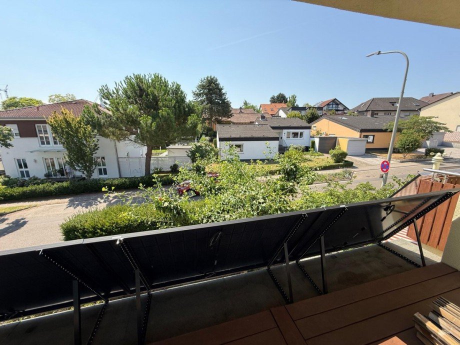 Blick zur Strasse Doppelhaush�lfte Freinsheim
