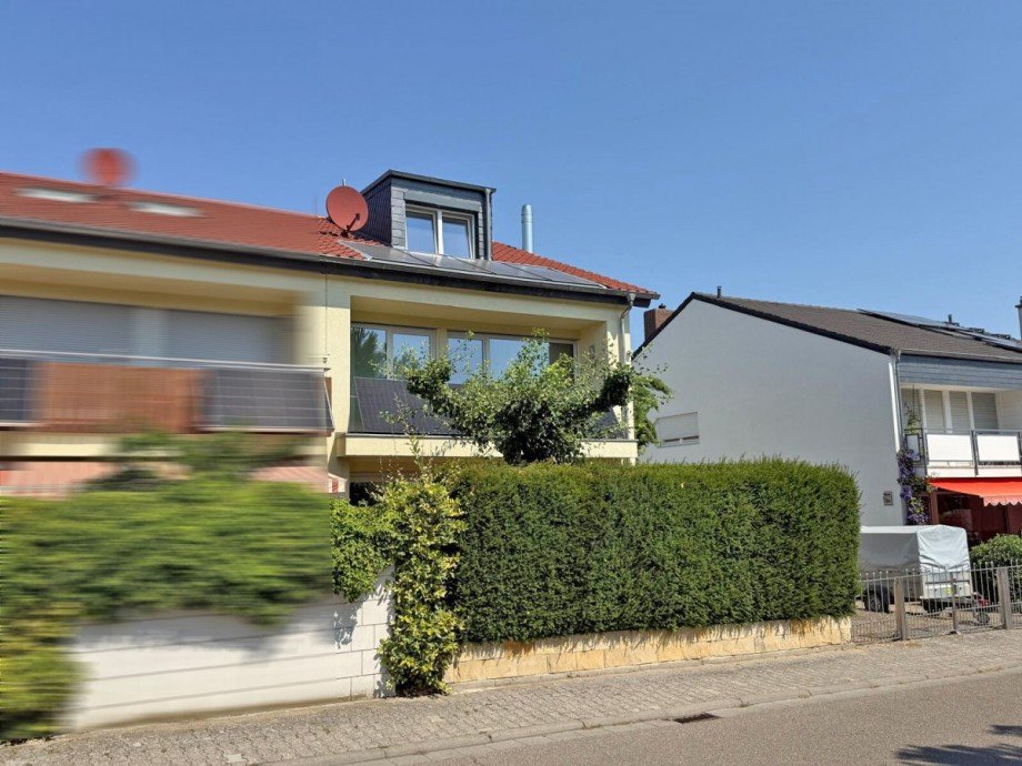 Hausansicht westlich Doppelhaush�lfte Freinsheim