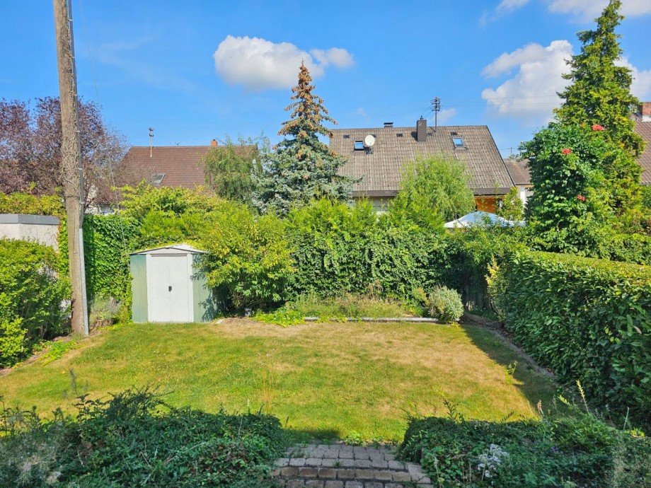 Garten Doppelhaush�lfte Walldorf