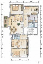 Hauptbild Altstadt Frankfurt: 2 Wohnungen in einer, 123 m�, Balkon und 2 Eing�nge