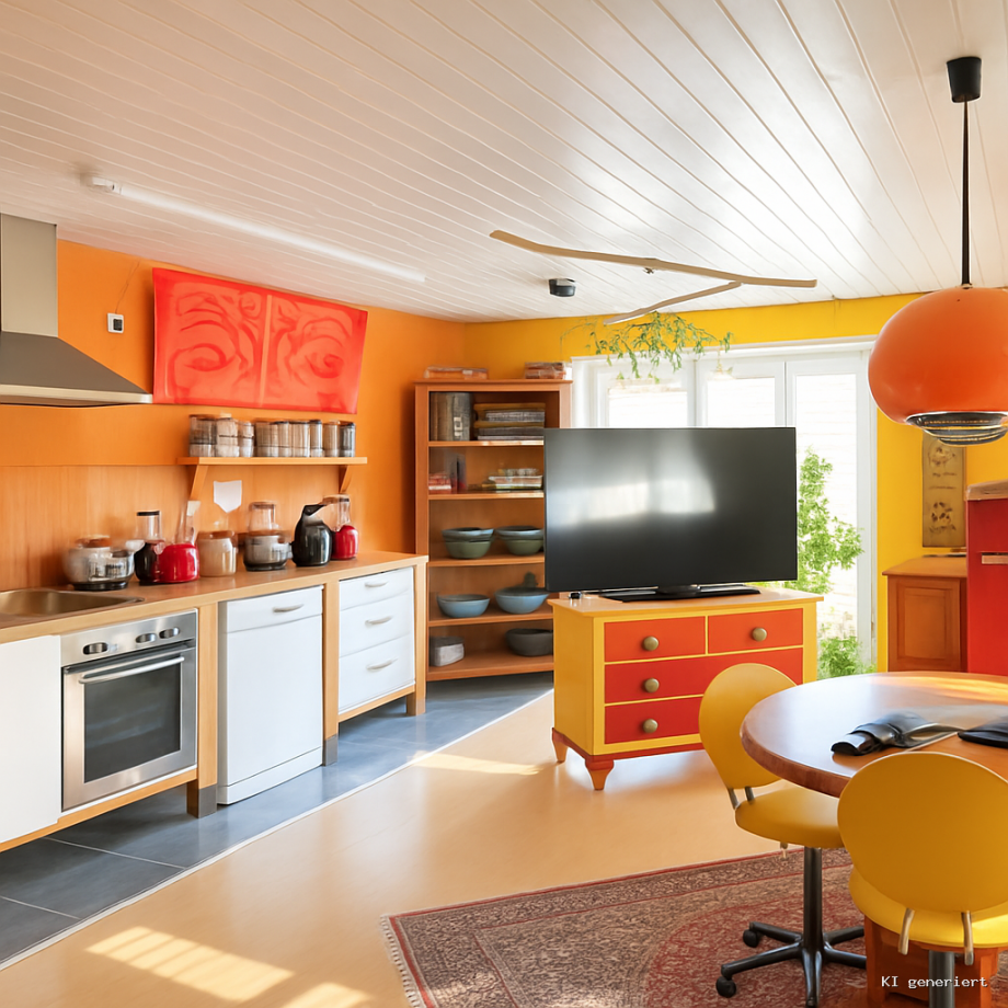 Wohn-/Kochbereich Maisonettewohnung M�hlhausen