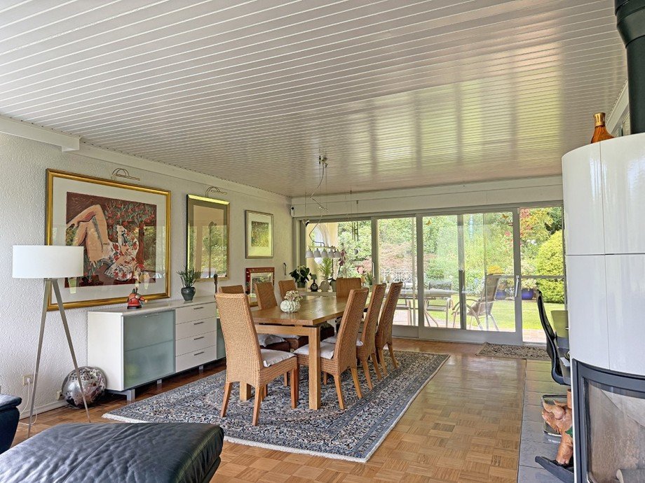 Essbereich mit Zugang Terrasse Einfamilienhaus Oberzent