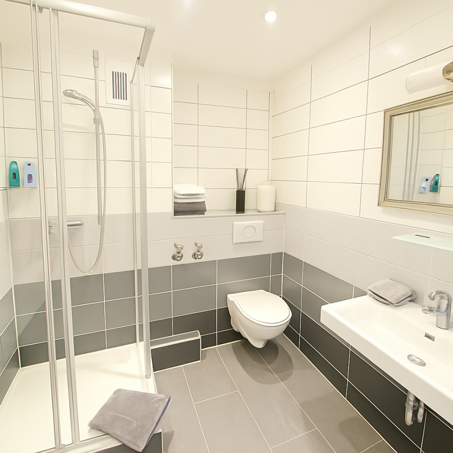 Bad 3 Zimmerappartement Mehrfamilienhaus Heidelberg