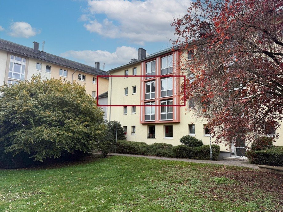 Park�hnlicher Innenhof Etagenwohnung Frankfurt