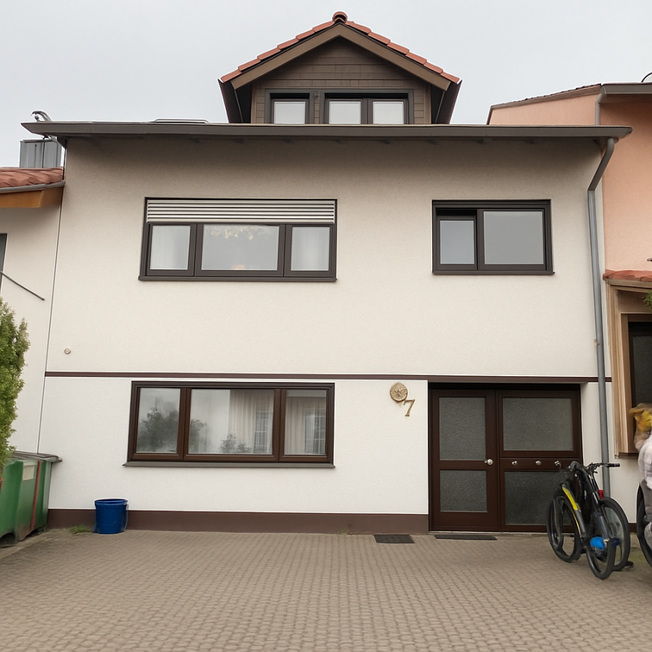 Hausansicht Erdgeschosswohnung Rauenberg