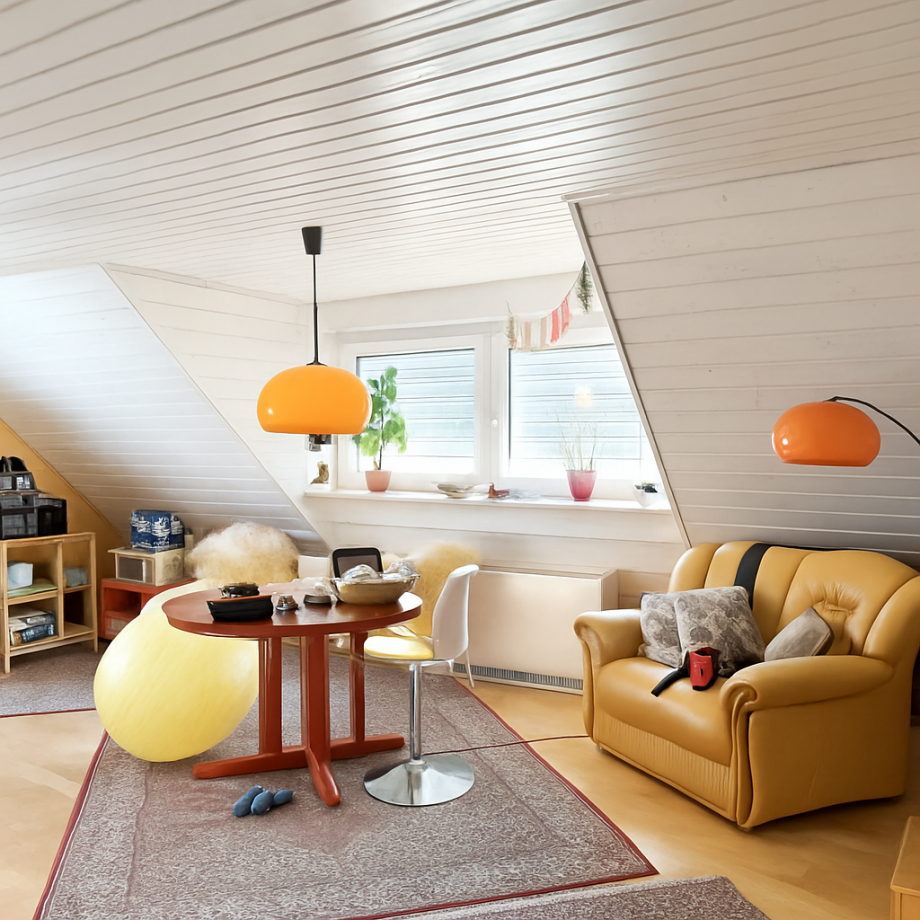 Wohn-Essbereich Maisonettewohnung M�hlhausen