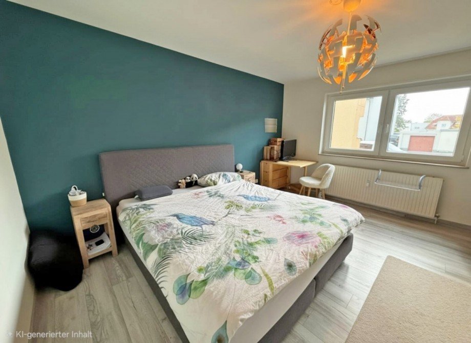 Zimmer 2 mit Loggiazugang Etagenwohnung Hockenheim
