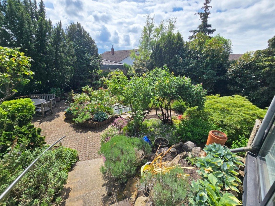 Abgang zum Garten Einfamilienhaus Altlu�heim