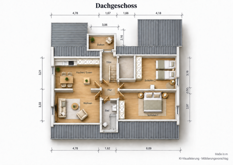 DG-Grundriss Mehrfamilienhaus Eberbach